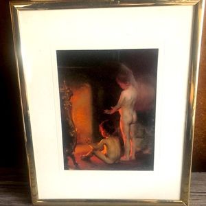 Vintage Fireplace Picture